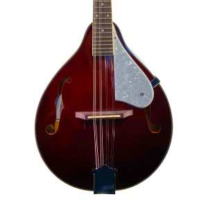 Levin Folk LM50-DR Teardrop Mandolin with F-Holes, Dark Red