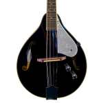 Levin Folk LM60E-BK Teardrop Electro Mandolin with F-Holes, Black