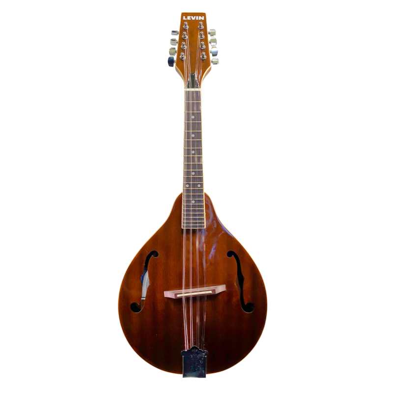 Levin Folk LM70-M Teardrop Mandolin with F-Holes, Mahogany Finish - Image 2