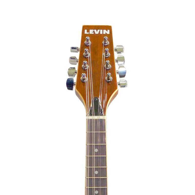 Levin Folk LM70-M Teardrop Mandolin with F-Holes, Mahogany Finish - Image 3