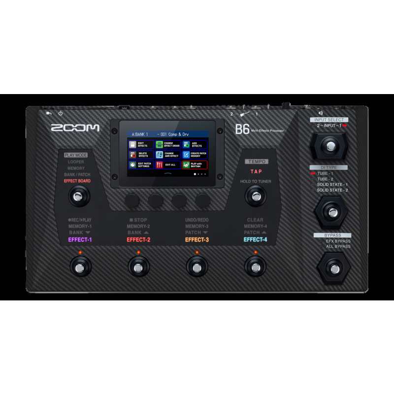 Zoom B6 Bass Multi-Effects