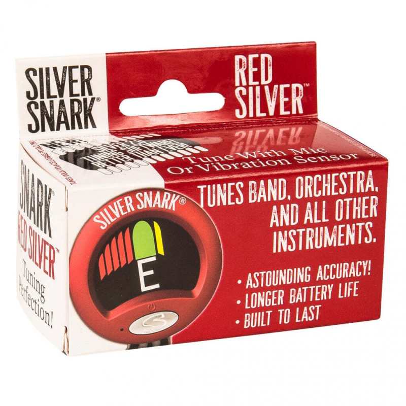 Silver Snark 2 Clip-on All Instrument Tuner, Red Silver - NEW! - Image 3