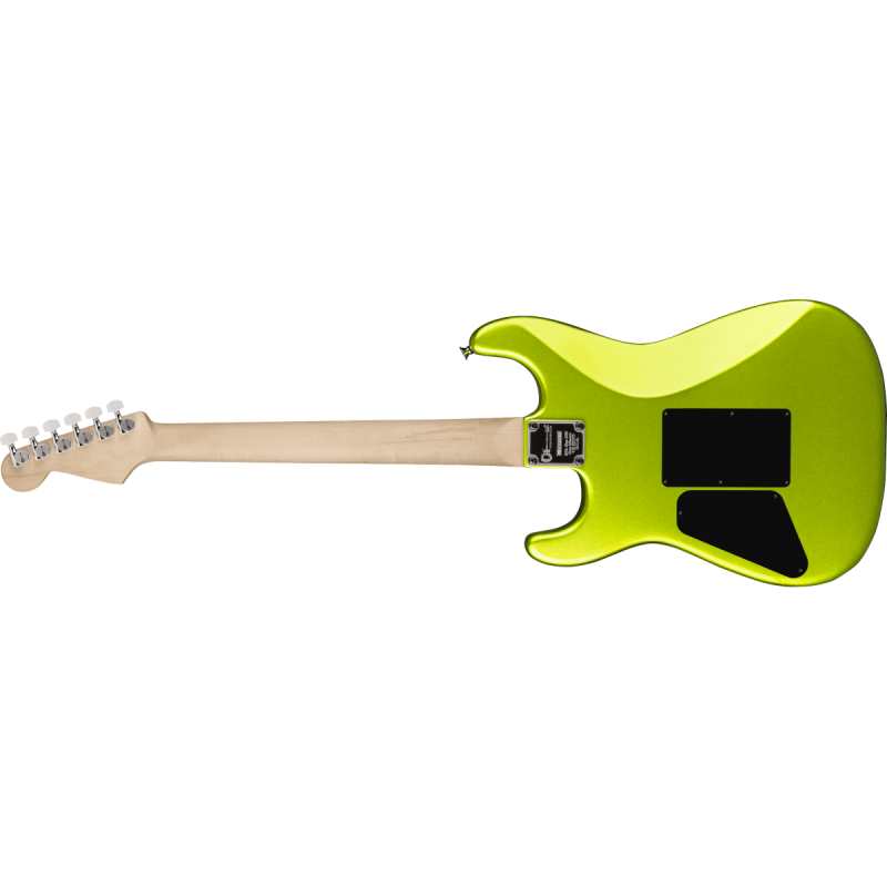 Charvel Pro-Mod San Dimas Style 1 HH FR E Electric Guitar with Ebony Fingerboard in Lime Green Metallic (2965831518) - Image 5