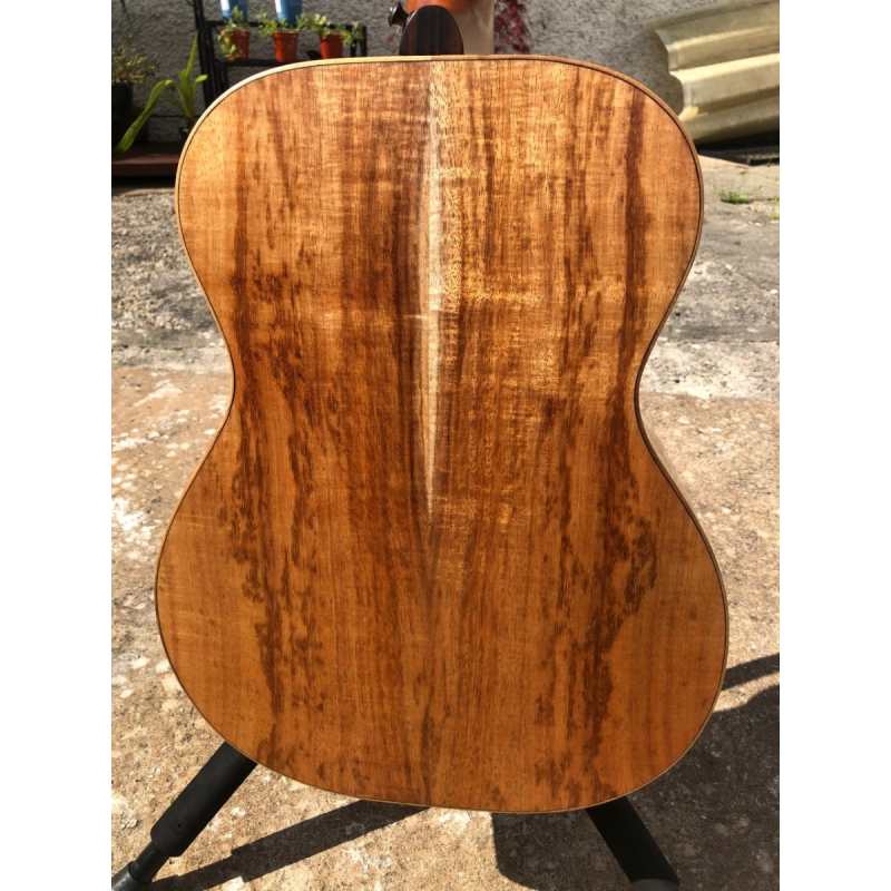 JWJ Orchestra Model Custom Electro Acoustic Guitar with Redwood Top - Image 4