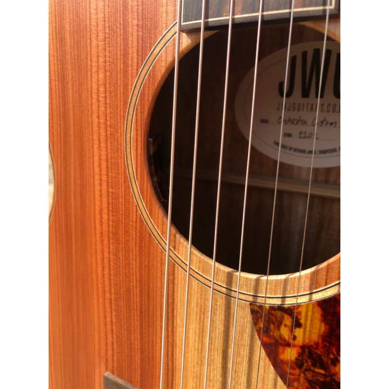 JWJ Orchestra Model Custom Electro Acoustic Guitar with Redwood Top - Image 5