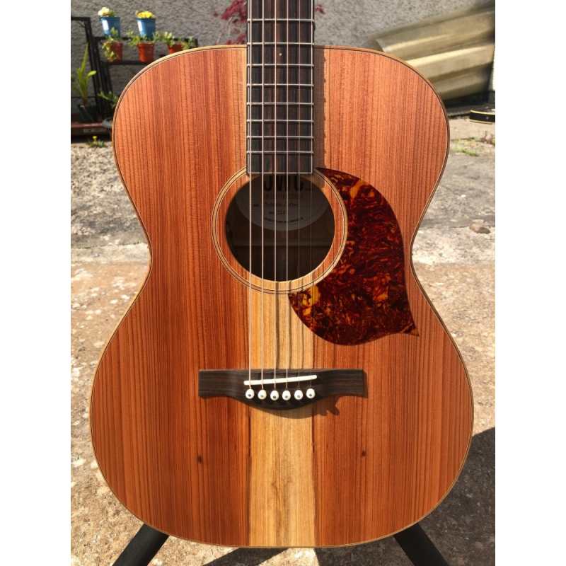 JWJ Orchestra Model Custom Electro Acoustic Guitar with Redwood Top