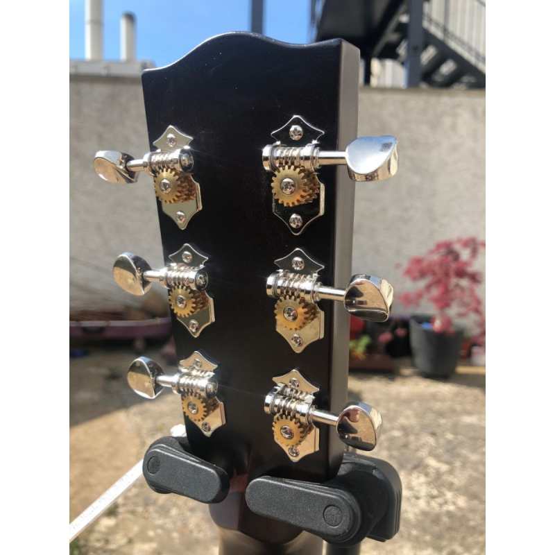 JWJ Orchestra Cutaway Model Custom Electro Acoustic Guitar in Sunburst - Image 4