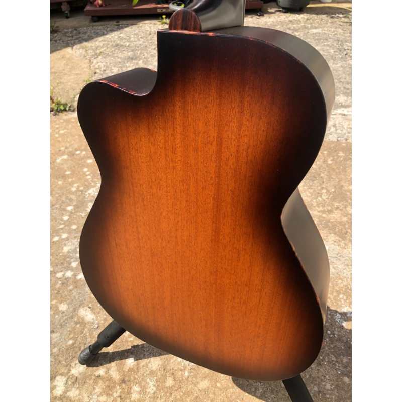 JWJ Orchestra Cutaway Model Custom Electro Acoustic Guitar in Sunburst - Image 5