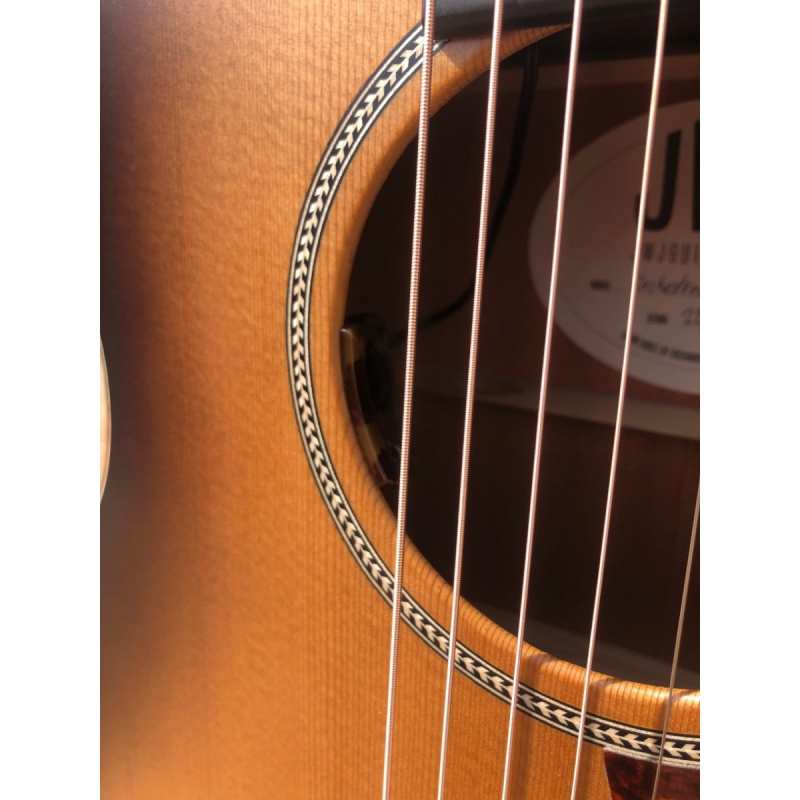 JWJ Orchestra Cutaway Model Custom Electro Acoustic Guitar in Sunburst - Image 6