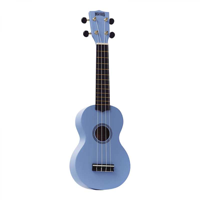 Mahalo MR1 Soprano Ukulele, Light Blue (Rainbow Series) - Image 2