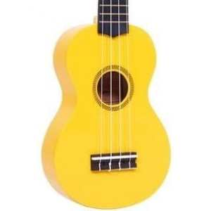Mahalo MR1 Soprano Ukulele, Yellow (Rainbow Series)