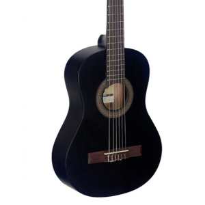 Stagg C410M 1/2 Size Nylon Strung Classical Guitar, Black