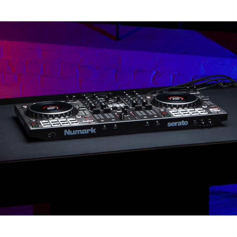 Numark NS4FX Professional 4 Deck DJ Controller - Image 8