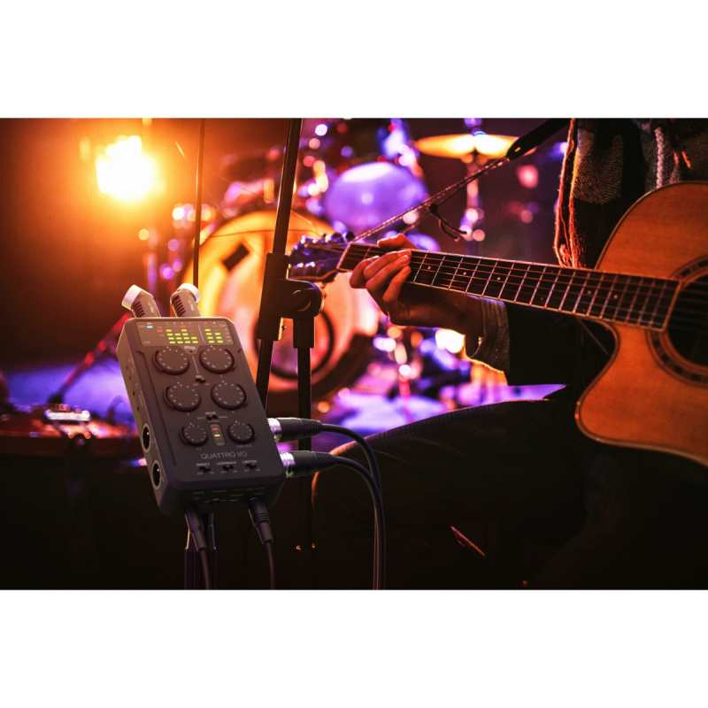 IK Multimedia iRig Pro Quattro I/O professional field recording interface and mixer - Image 11