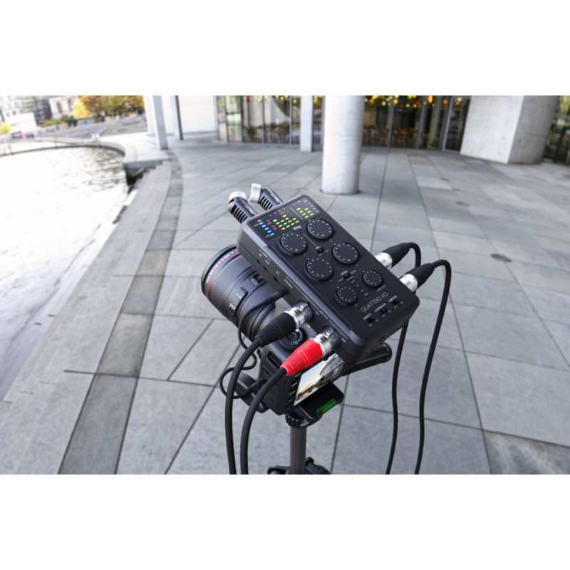 IK Multimedia iRig Pro Quattro I/O professional field recording interface and mixer - Image 2