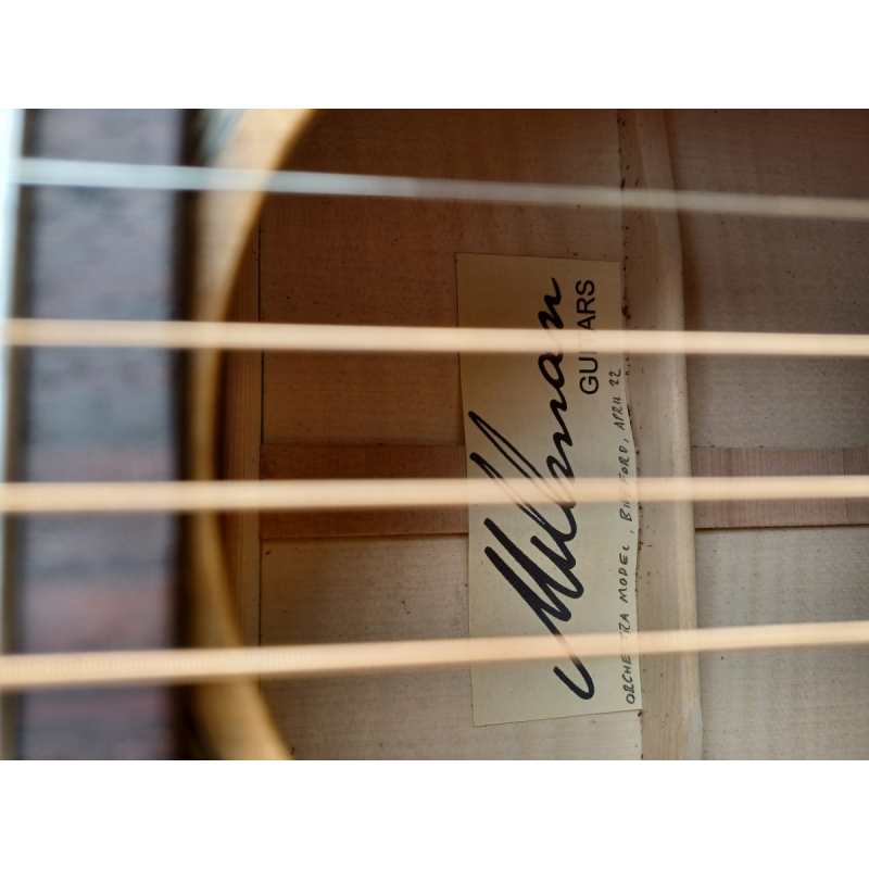 Millman Orchestra Model Acoustic Guitar with Case, Made in England (Secondhand) - Image 3