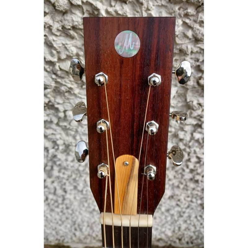 Millman Orchestra Model Acoustic Guitar with Case, Made in England (Secondhand) - Image 4