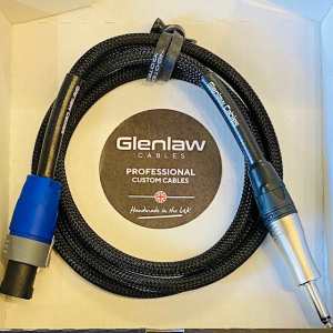 Glenlaw 1.5 Metre Speaker Head to Cab Cable in Black (S-CS-S-2P-1.5-BK)