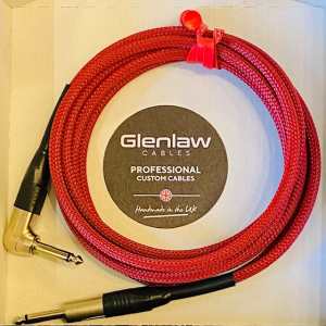 Glenlaw 3 Metre FullHz Instrument Cable in Red (I-CM-S-R-3-RD)