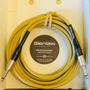 Glenlaw 6 Metre FullHz Instrument Cable in Gold (I-CM-S-S-6-GD)