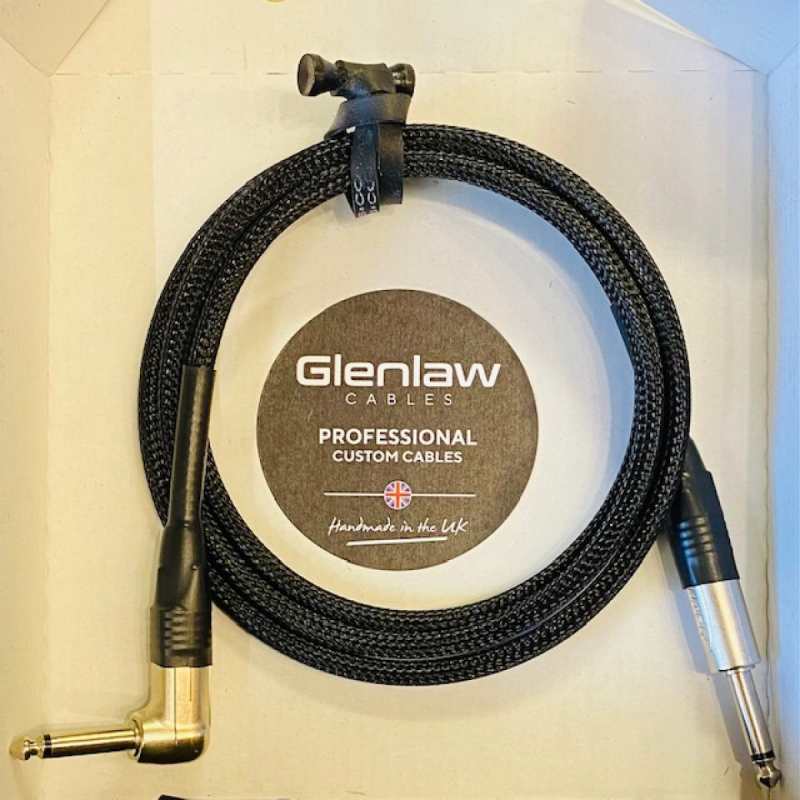 Glenlaw 1.5 Metre FullHz Instrument Cable in Black (I-CM-S-R-1.5-BK)