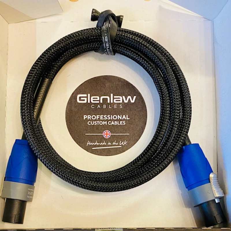 Glenlaw 1.5 Metre Speaker Head to Cab Cable in Black (S-CS-2P-2P-1.5-BK)