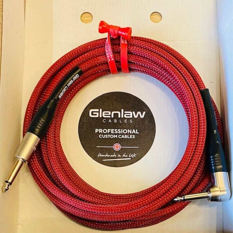 Glenlaw 6 Metre FullHz Instrument Cable in Red (I-CM-S-R-6-RD)