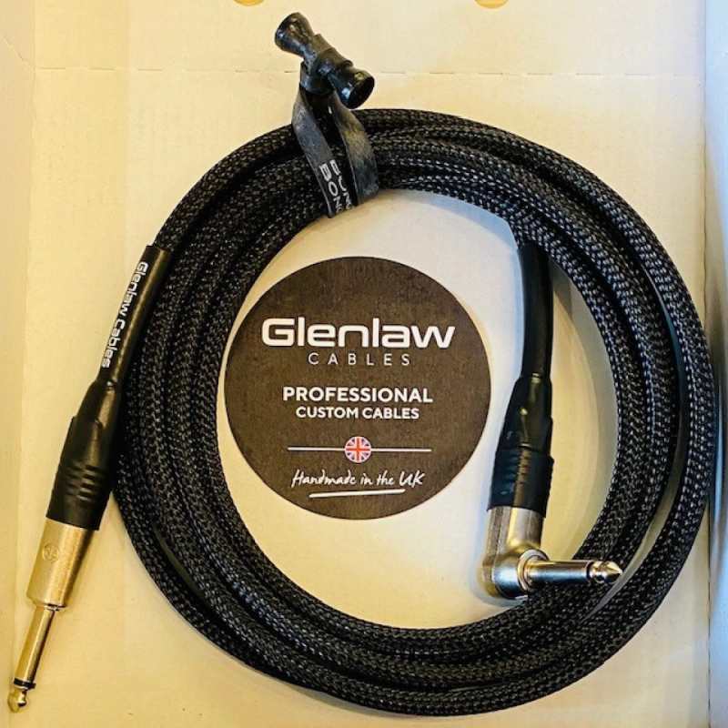 Glenlaw 3 Metre FullHz Instrument Cable in Black (I-CM-S-R-3-BK)