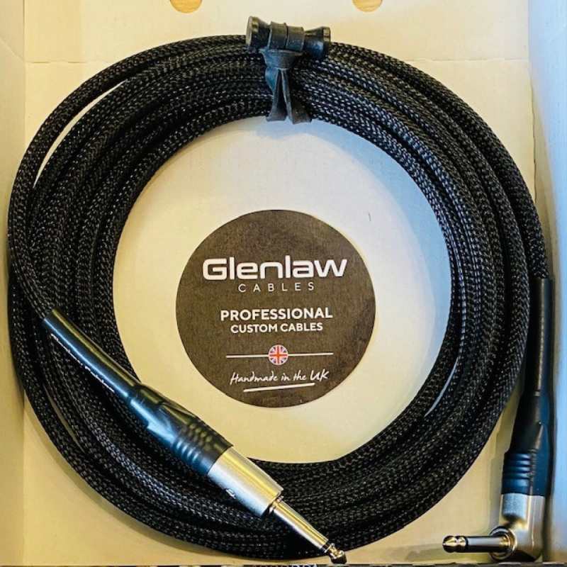 Glenlaw 6 Metre FullHz Instrument Cable in Black (I-CM-S-R-6-BK)