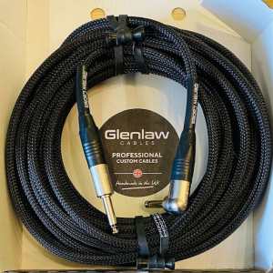 Glenlaw 10 Metre FullHz Instrument Cable in Black (I-CM-S-R-10-BK)
