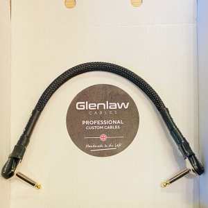 Glenlaw 0.3 Metre Patch Cable in Black (P-CP-R-R-0.3-BK)