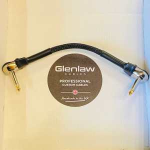 Glenlaw 0.2 Metre Patch Cable in Black (P-CP-R-R-0.2-BK)