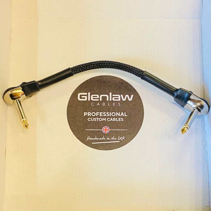 Glenlaw 0.2 Metre Patch Cable in Black (P-CP-R-R-0.2-BK)