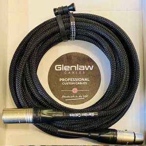 Glenlaw 6 Metre FullHz Microphone Cable in Black (M-CX-XLR-XLR-6-BK)