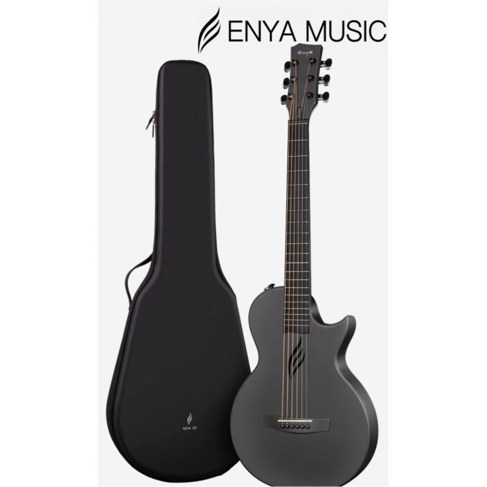 Enya Nova Go SP1 Black Carbon Fibre Smart Guitar - Promenade Music