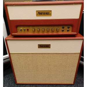 Marshall Studio Vintage SV20H Head & Cab Stack, 1959 Style Maroon & Cream - UK Made (20/5w Switchable)
