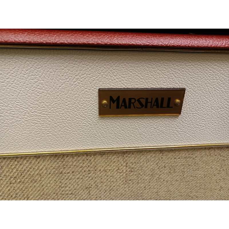 Marshall Studio Vintage SV20H Head & Cab Stack, 1959 Style Maroon & Cream - UK Made (20/5w Switchable) - Image 4
