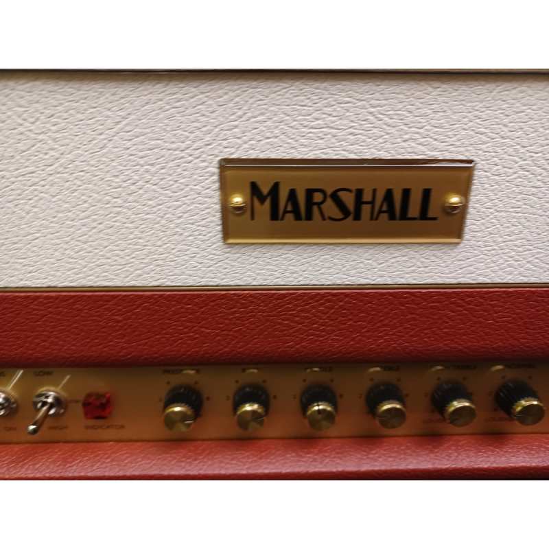 Marshall Studio Vintage SV20H Head & Cab Stack, 1959 Style Maroon & Cream - UK Made (20/5w Switchable) - Image 5