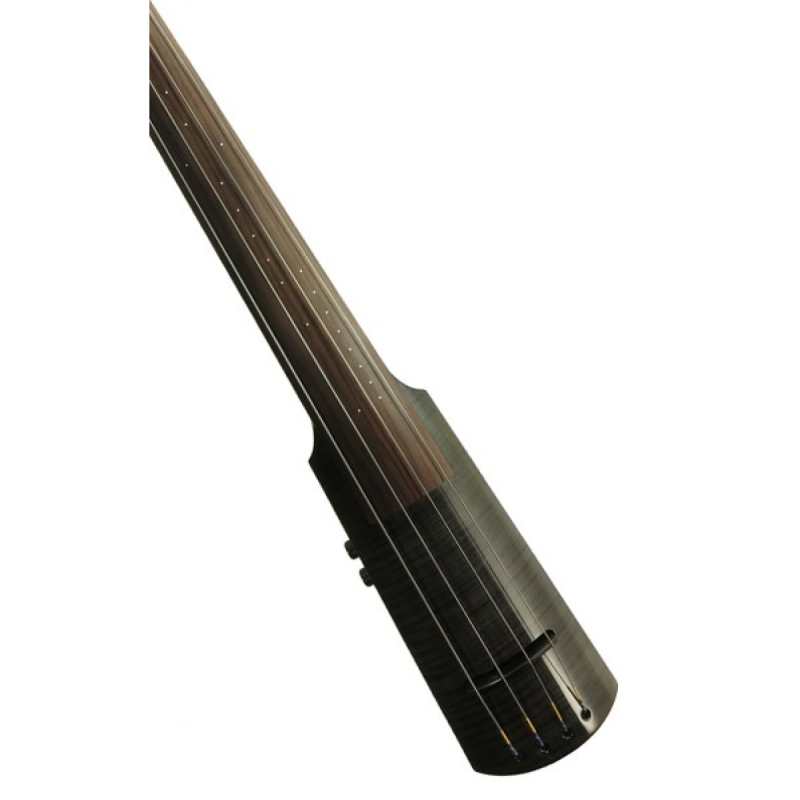 NS Design WAV4 Electric Double Bass in Trans Black With Gig Bag