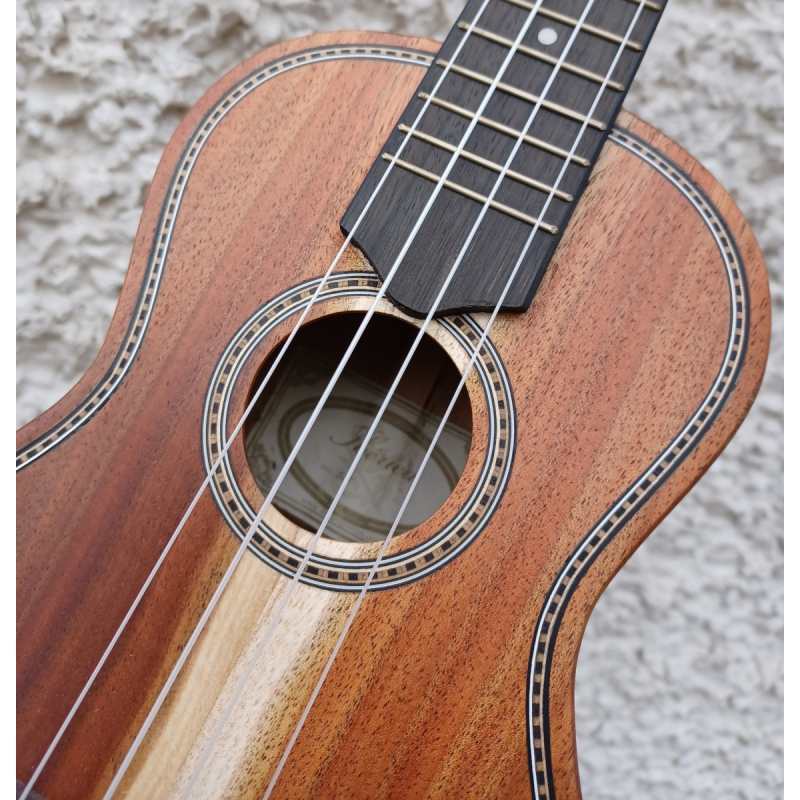 Iberica ST Soprano Traditional Solid Acacia Ukulele - Image 6