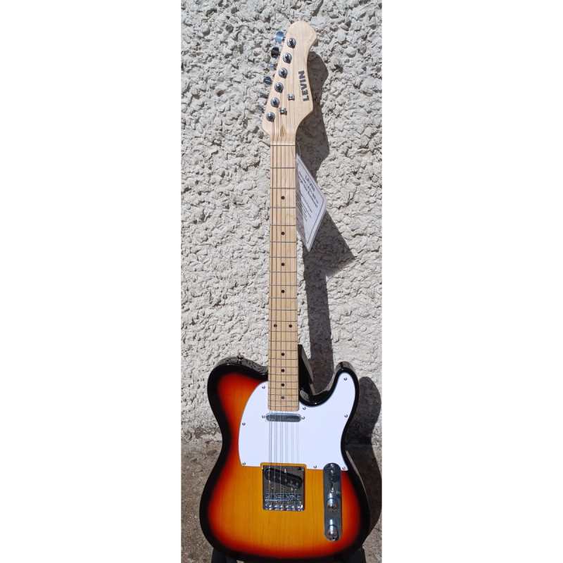 Levin LE51-SB Electric Guitar in High-Glo Sunburst - Image 10