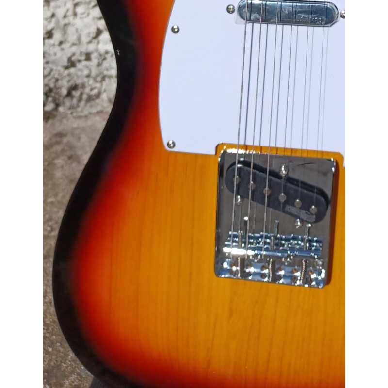 Levin LE51-SB Electric Guitar in High-Glo Sunburst - Image 7