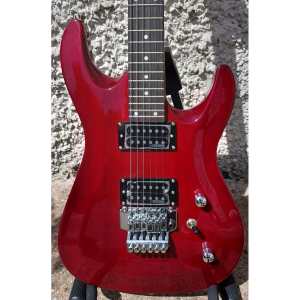 Levin LE84-TBK Electric Guitar in High-Glo Trans Burgundy