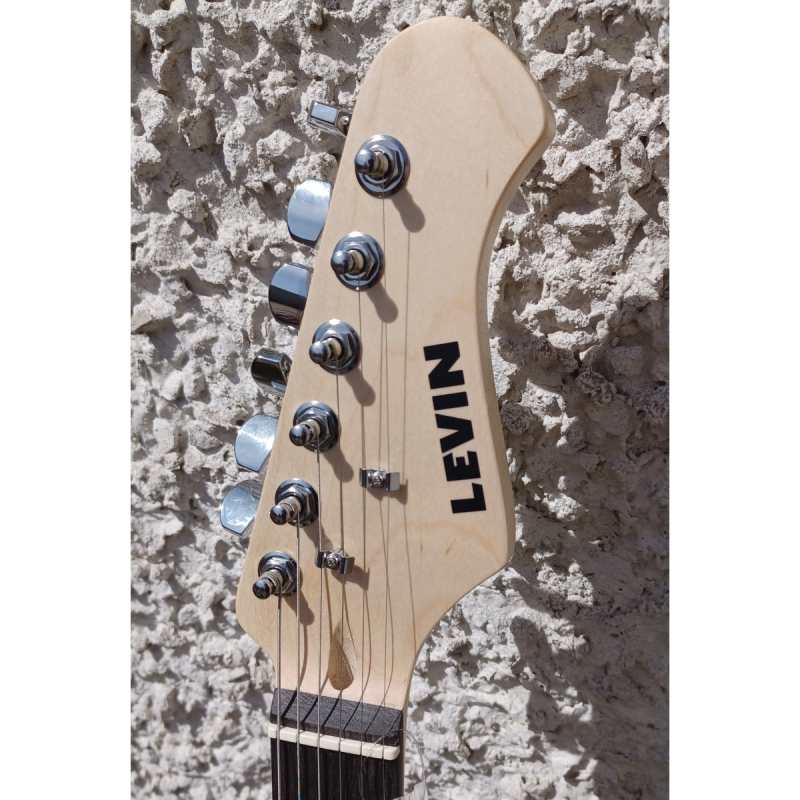 Levin LE54-SB Electric Guitar in High-Glo Sunburst - Image 3