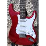 Levin LE54-CR Electric Guitar in High-Glo Candy Red