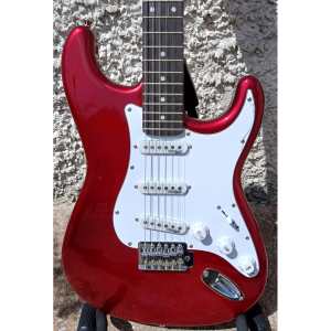 Levin LE54-CR Electric Guitar in High-Glo Candy Red