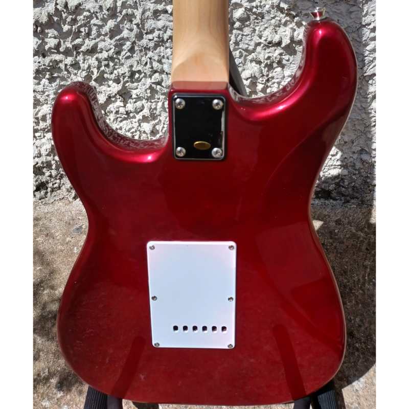 Levin LE54-CR Electric Guitar in High-Glo Candy Red - Image 6