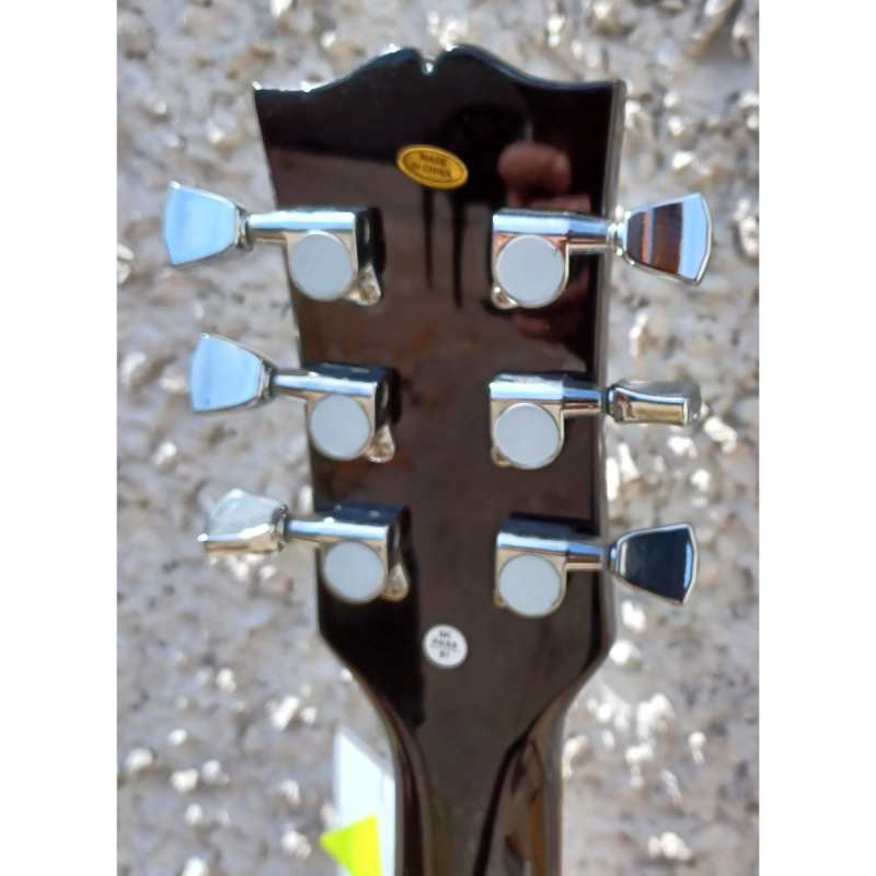 Levin LE58-P90GT Electric Guitar in High-Glo Gold Top - Image 6
