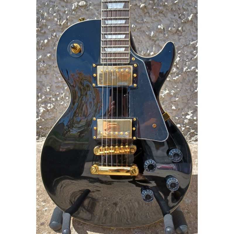 Levin Deluxe LE58-BKG Electric Guitar in High-Glo Black
