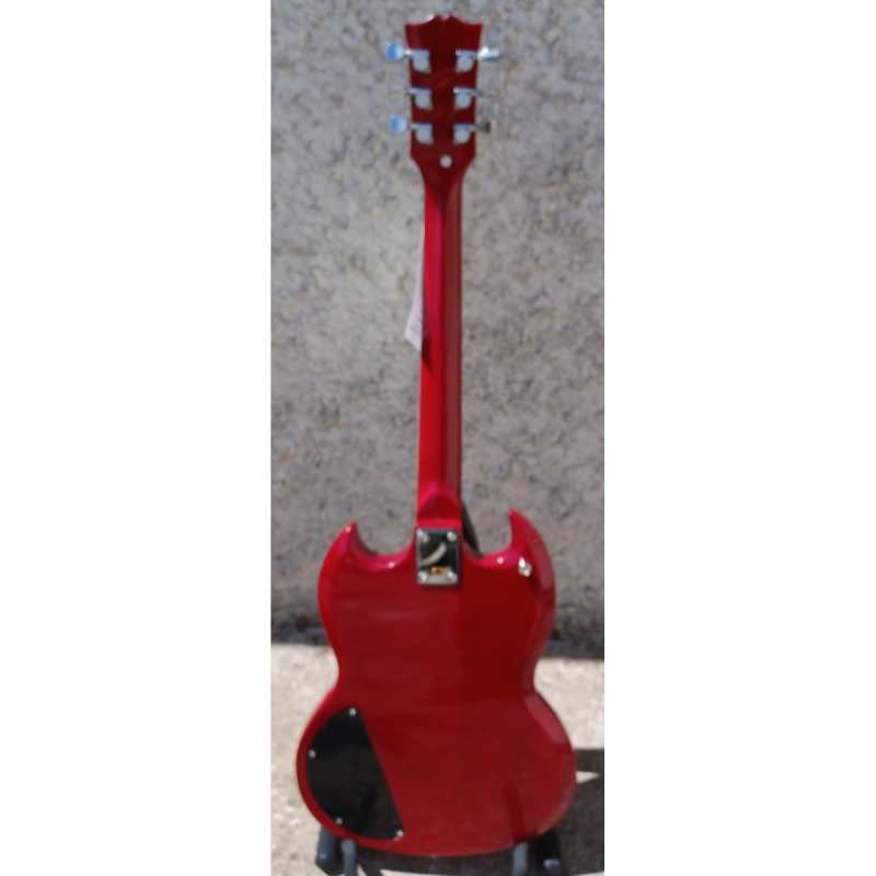 Levin LE61-CH Electric Guitar in High-Glo Cherry - Image 8